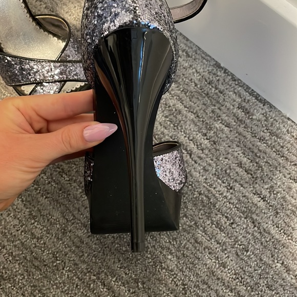 B2 glitter platform sandals - Picture 4 of 6